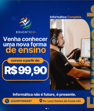 Mural de fotos com alunos e instrutores da EducaTech, celebrando conquistas.